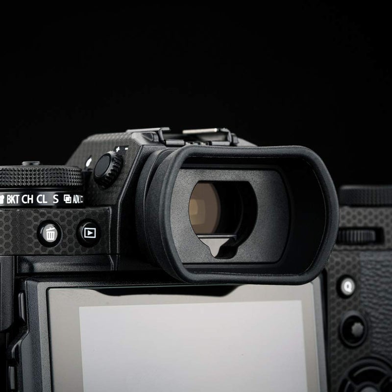 Kiorafoto Extended Eyecup Eyepiece Soft Silicon Camera Viewfinder Eyeshade Compatible with Fuji Fujifilm X-T5 X-H2S X-T4 X-T3 XT5 XT4 XT3 GFX 50S 100S II Replaces EF-XTL EC-XTM EC-XTS EC-GFX Eye Cup - Image 5